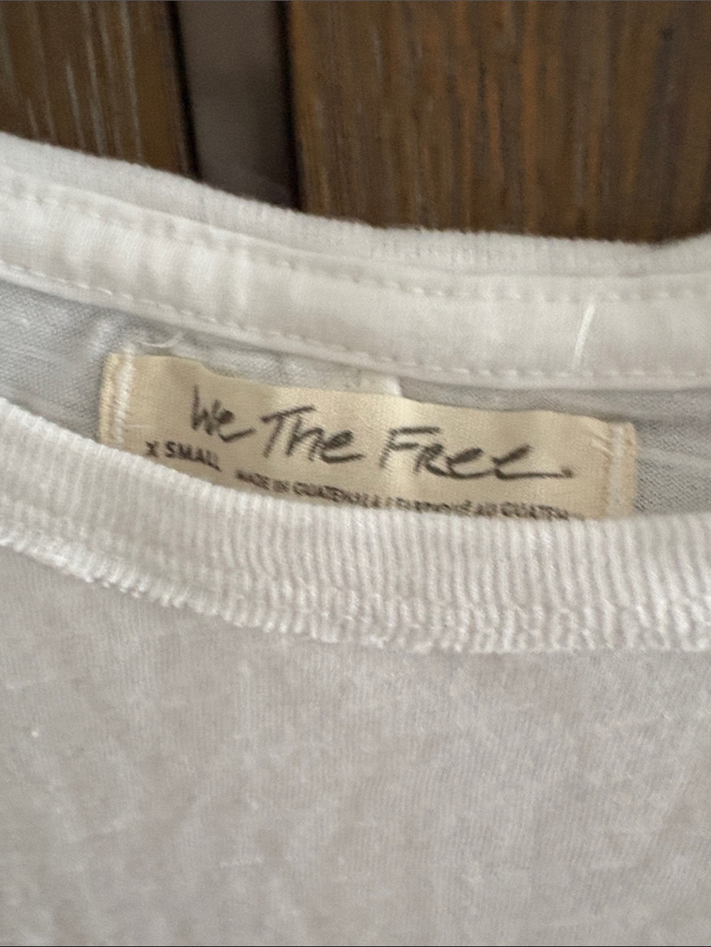 We The Free White Relaxed Boxy Short Sleeve Tee - Picture 2 of 4